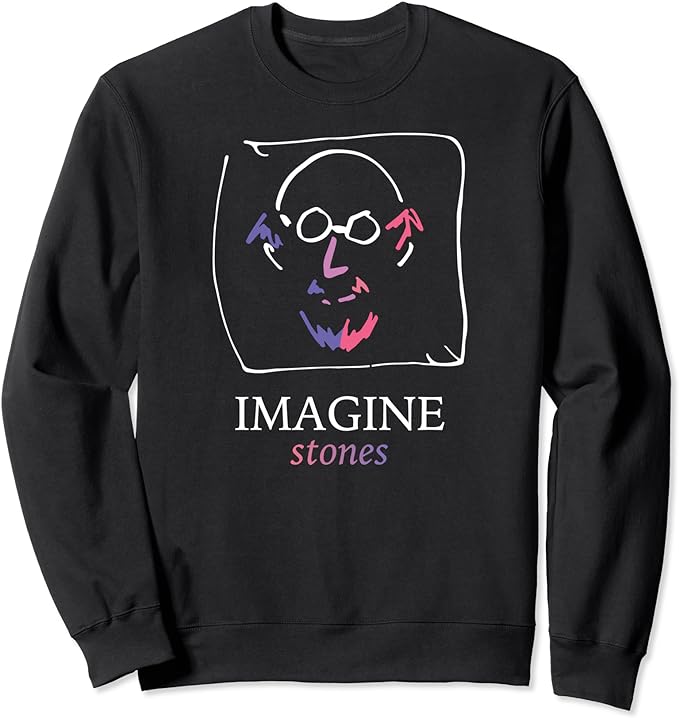 IMAGINE (on black) Pullover Hoodie