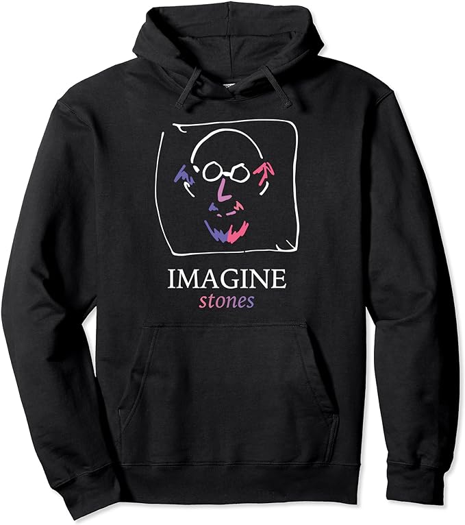 IMAGINE (on black) Pullover Hoodie